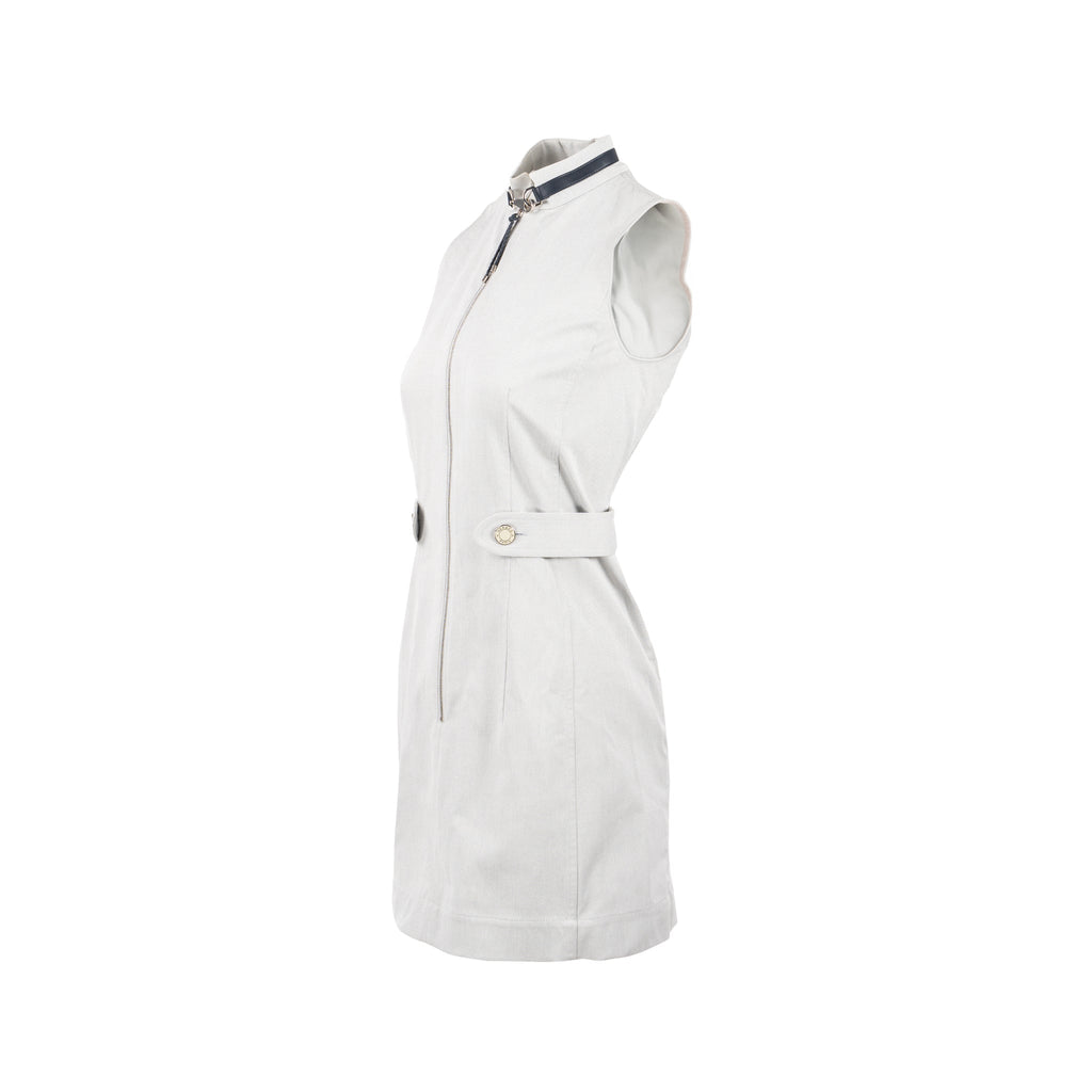 hermes-size-34-sleeveless-zipped-dress-cotton-light-grey