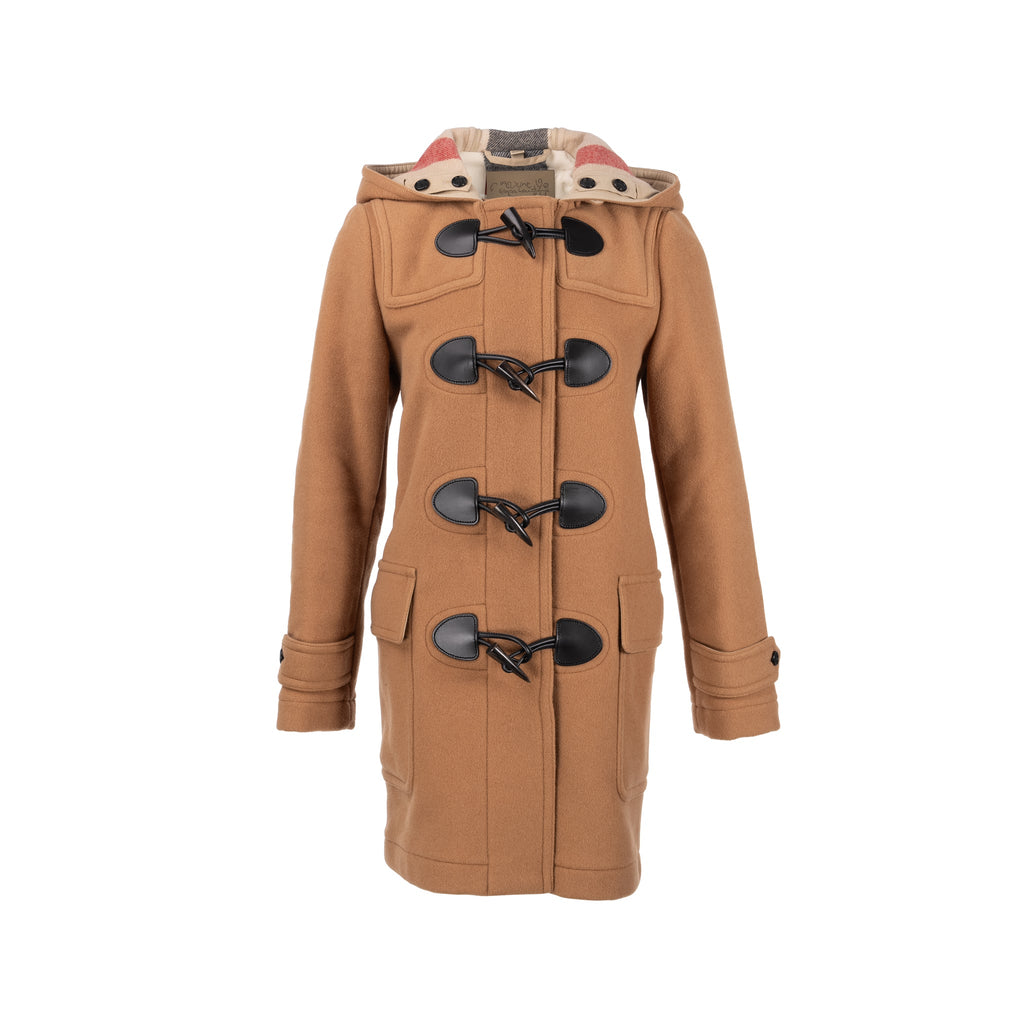 burberry-size-it40-mersey-duffle-coat-wool-polyamide-brown