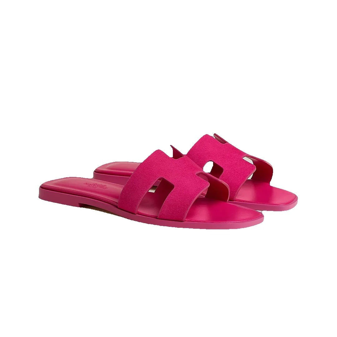 HERMÈS HERMES EPSOM ORAN SANDAL PINK