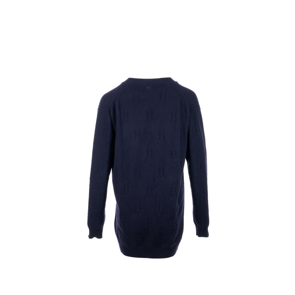 hermes-size-40-maile-voyage-h-logo-classic-knit-cardigan-virgin-wool-bleu-noir