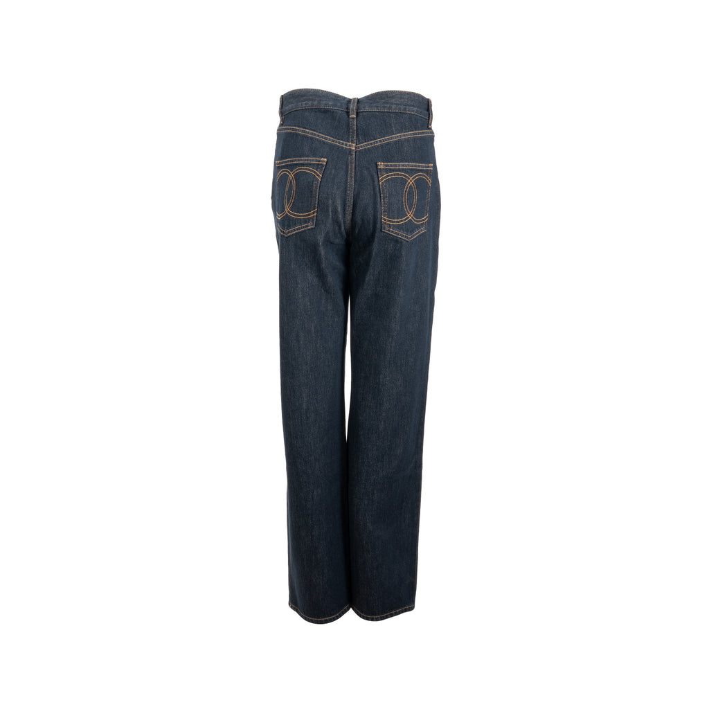 chanel-size-38-cc-logo-washed-out-denim-jeans-cotton-dark-blue