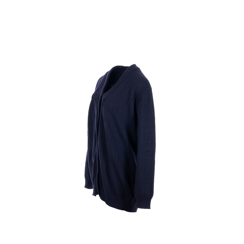 hermes-size-40-maile-voyage-h-logo-classic-knit-cardigan-virgin-wool-bleu-noir