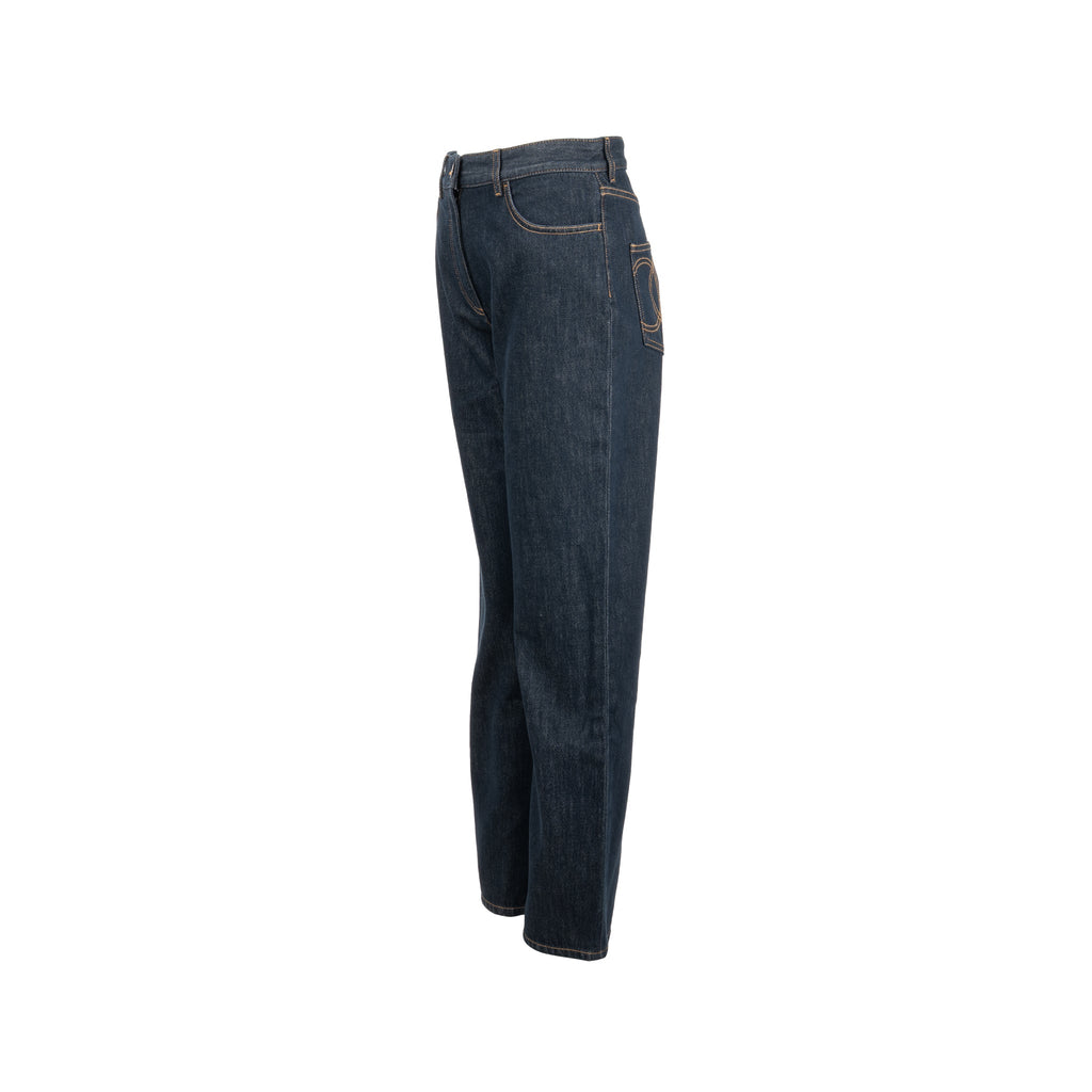 chanel-size-38-cc-logo-washed-out-denim-jeans-cotton-dark-blue