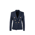 balmain-size-40-classic-jacket-blazer-gold-button-navy-virgin-wool