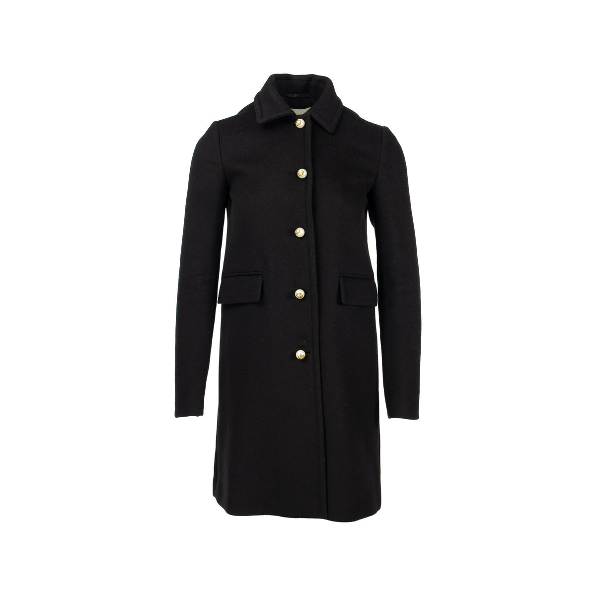 gucci-size-38-gg-pearl-button-coat-wool-black