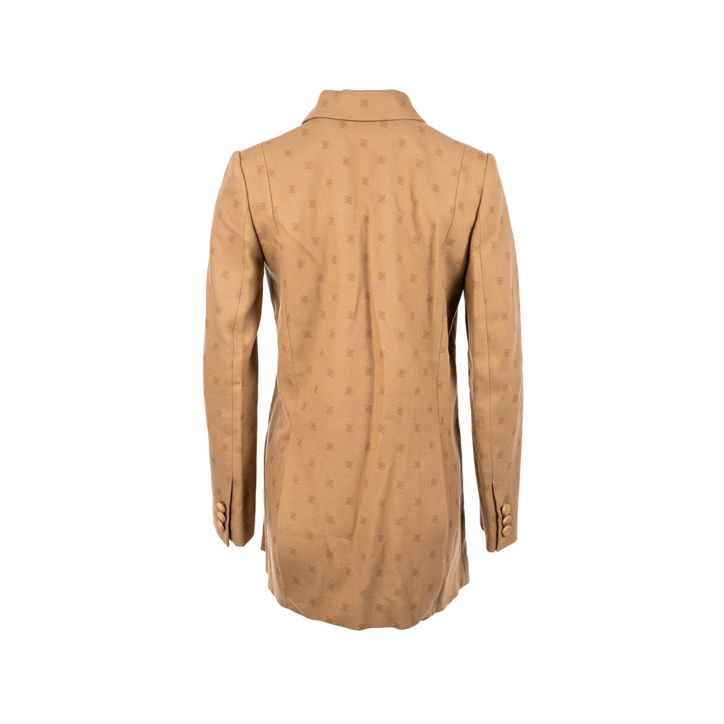fendi-size-36-ff-karligraphy-motif-double-breasted-blazer-laine-wool-brown