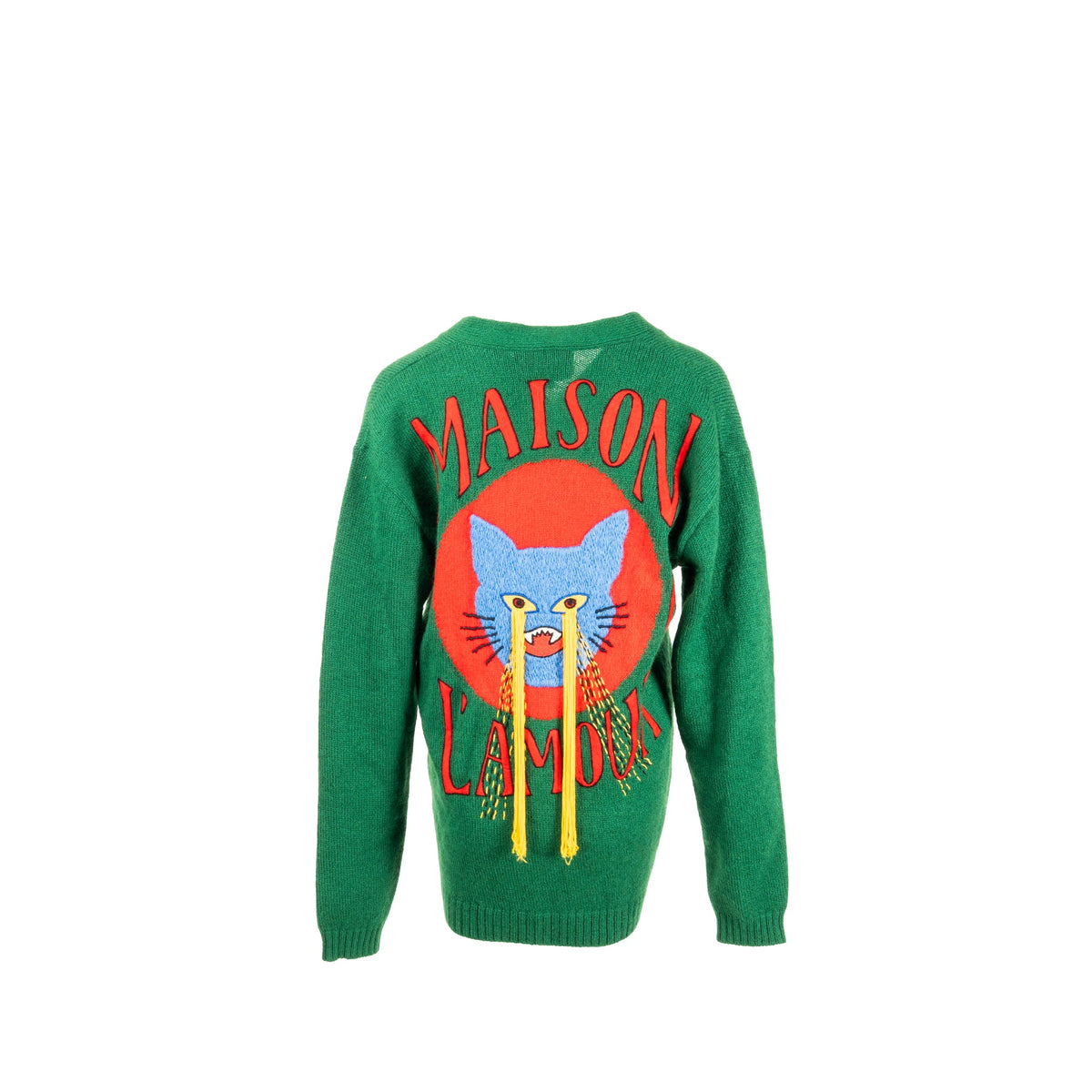 gucci-size-m-cardigan-green-multicolor