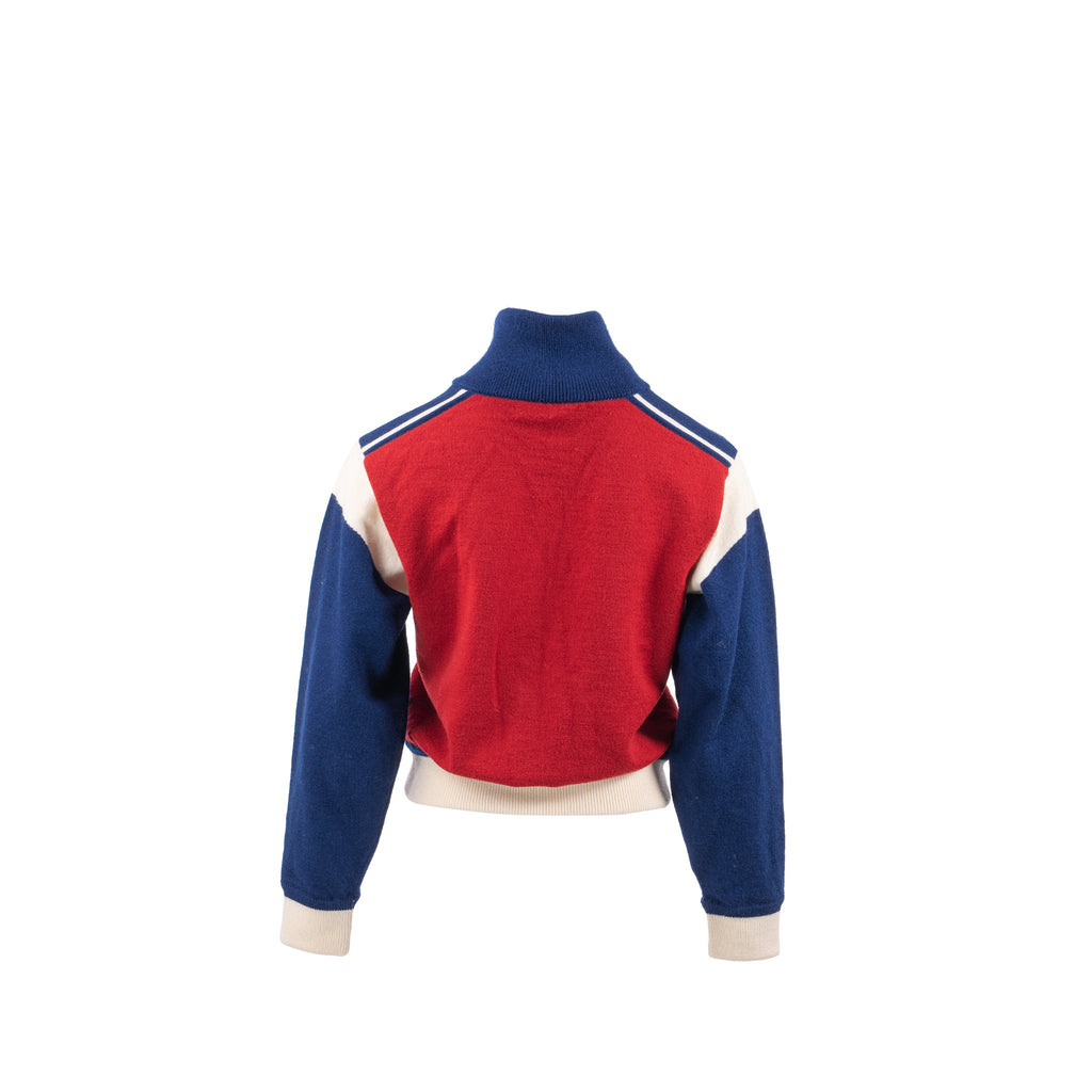 celine-size-s-triomphe-zip-jacket-wool-red-navy-white