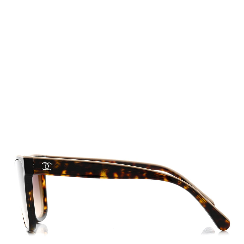 Chanel Square Sunglasses — Tortoise – Logo Shield 5418