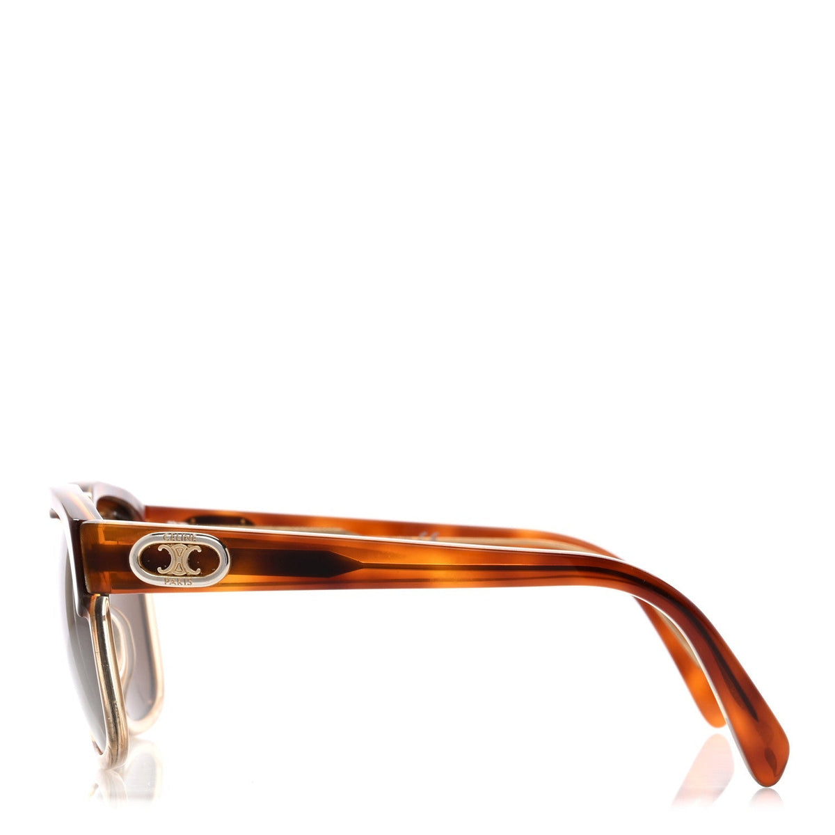 Celine Square Sunglasses — Tortoise – Acetate Triomphe CL40155I