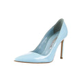 MANOLO BLAHNIK BB POINTED-TOE PUMPS LIGHT BLUE