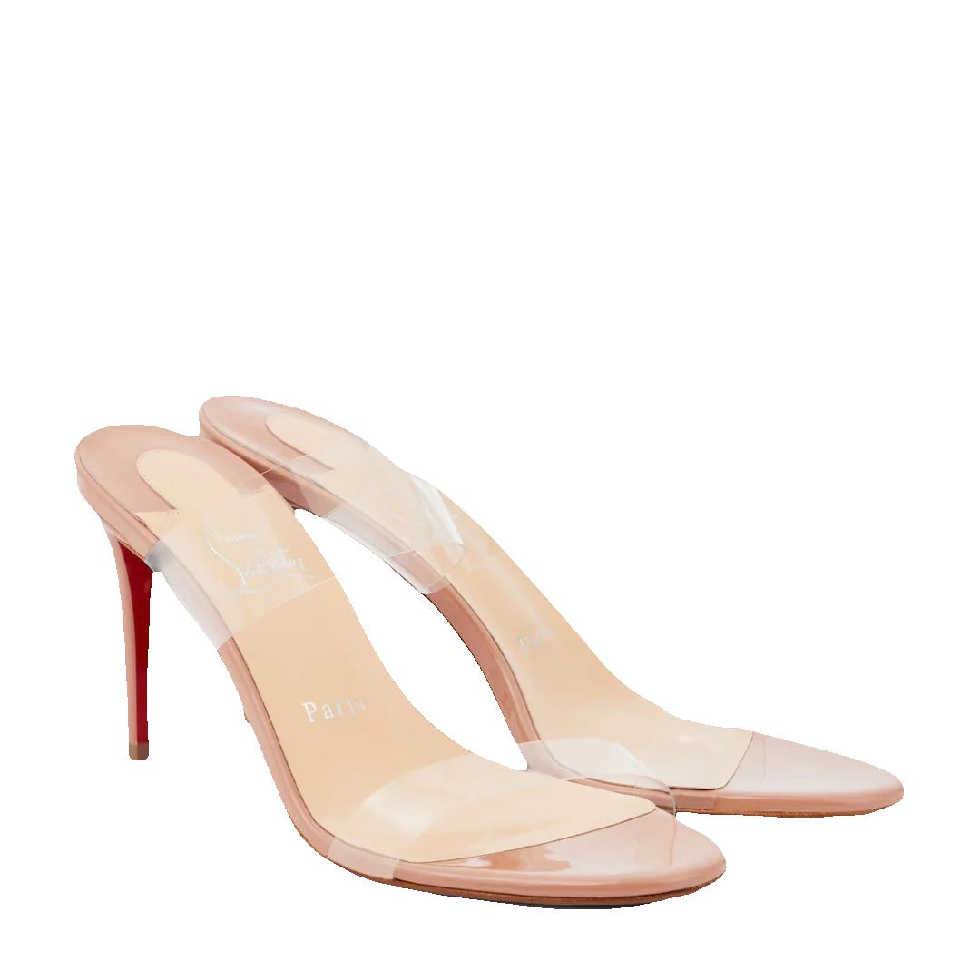 CHRISTIAN LOUBOUTIN JUST NOTHING ALTA BLACK NUDE