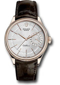 rolex-cellini-date-watch-everose-gold-silver-dial-brown-leather-strap-50515-sbr