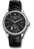 rolex-cellini-dual-time-watch-white-gold-black-dial-black-leather-strap-50529-bkbk