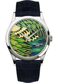 patek-philippe-calatrava-rare-handcrafts-38mm-platinum-case-cloisonne-peacock-feather-dial-dark-blue-strap-5077p-089