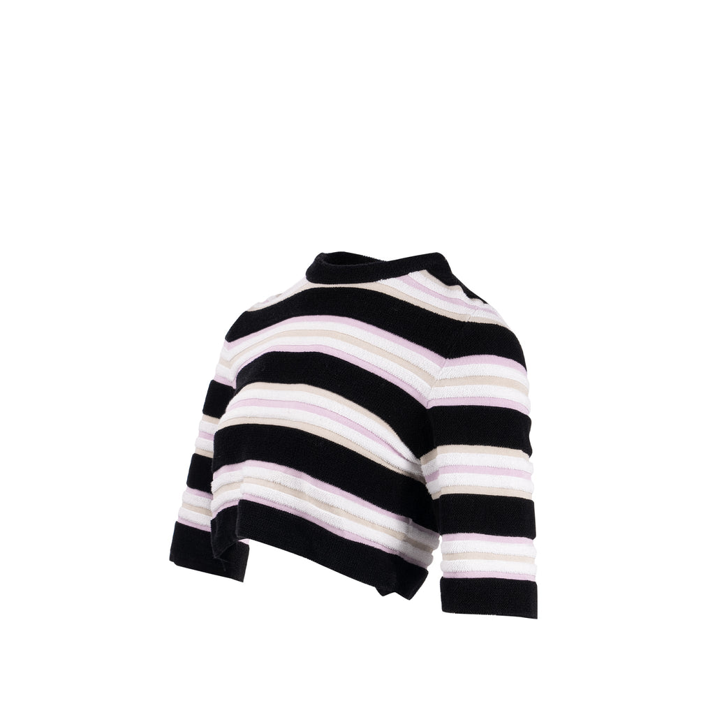 fendi-size-38-striped-cropped-top-viscose-cotton-multicolour
