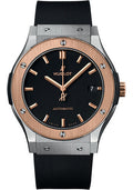 hublot-classic-fusion-titanium-king-gold-watch-45-mm-black-dial-black-lined-rubber-strap-511-no-1181-rx