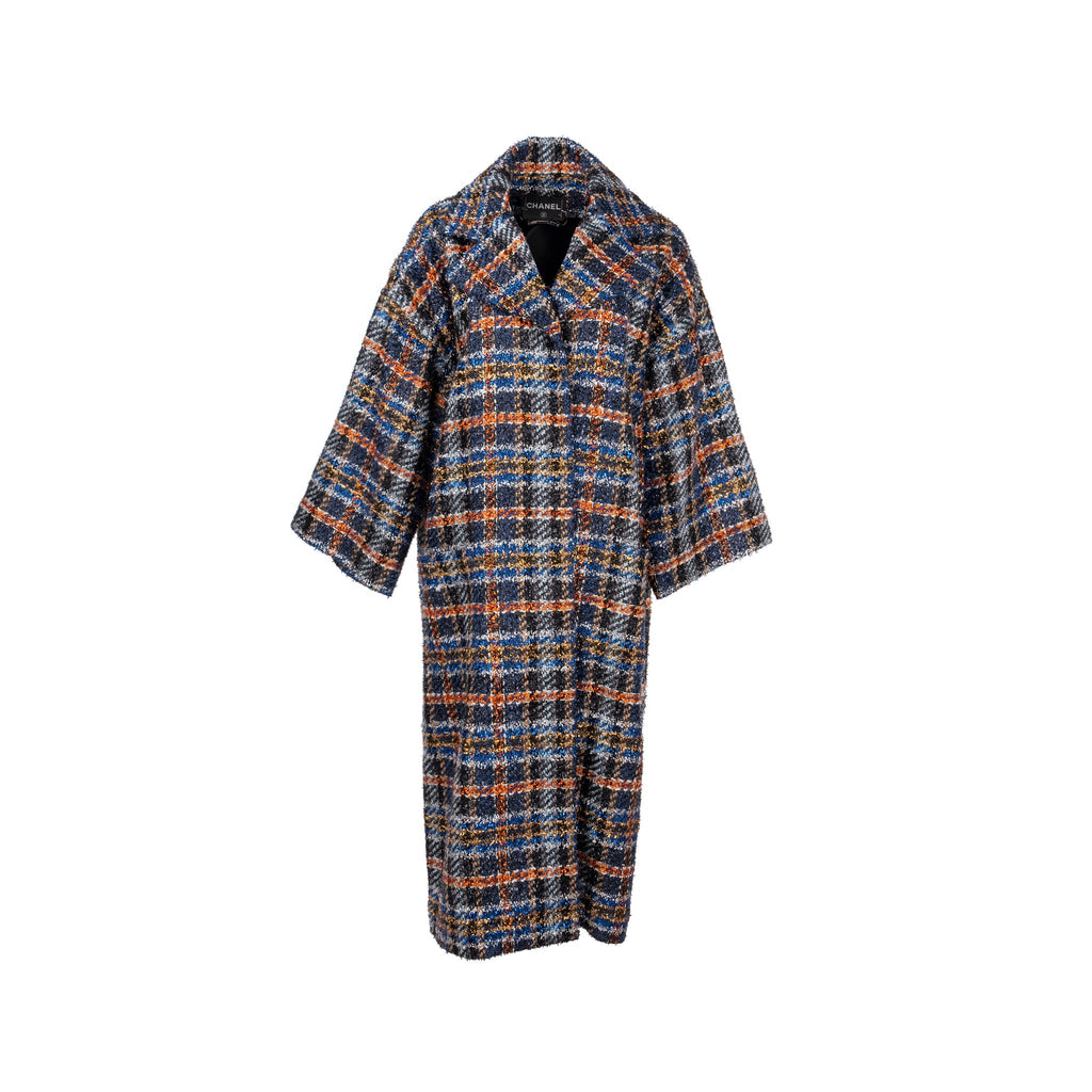 chanel-size-34-oversized-lurex-tweed-coat-multicolour