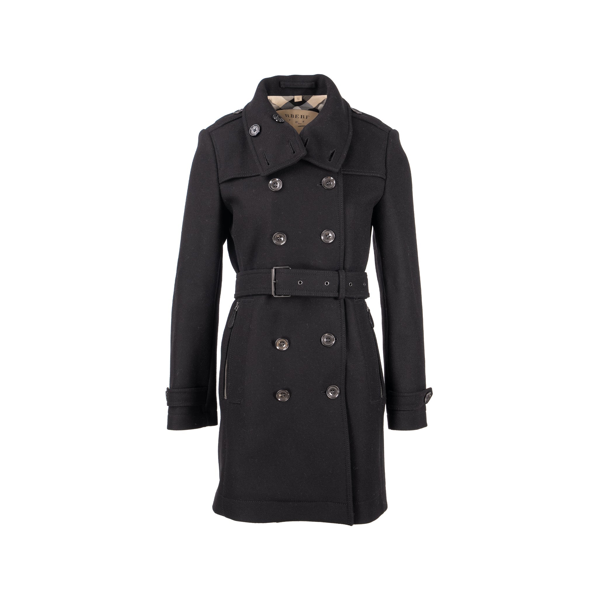 burberry-size-it40-pea-double-breasted-belted-waist-coat-virgin-wool-black