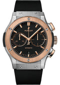hublot-classic-fusion-chronograph-titanium-king-gold-watch-45-mm-black-dial-black-lined-rubber-strap-521-no-1181-rx