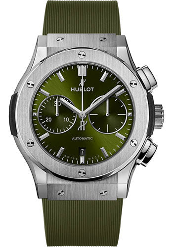 hublot-classic-fusion-chronograph-titanium-green-watch-45-mm-green-dial-green-lined-rubber-strap-521-nx-8970-rx