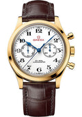 omega-specialities-olympic-official-timekeeper-limited-edition-of-188-watch-39-mm-yellow-gold-case-brown-leather-strap-522-53-39-50-04-002
