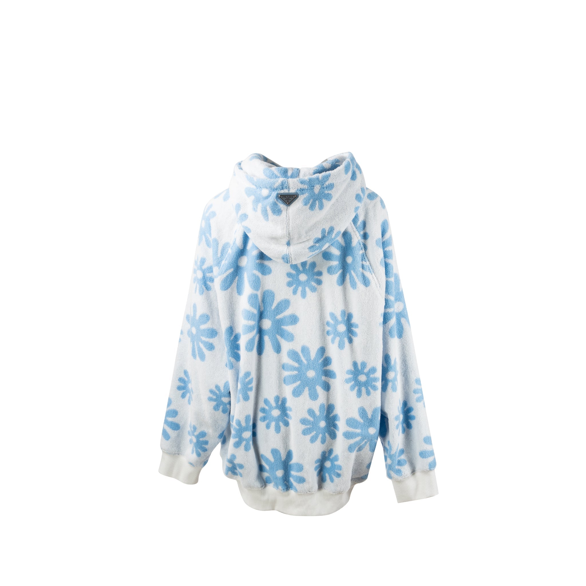 prada-size-xs-flower-print-drawstring-hoodie-multicolor-light-blue-white