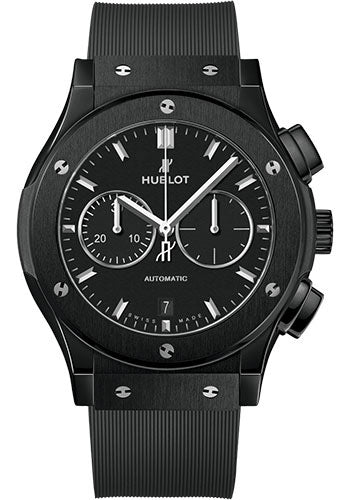 hublot-classic-fusion-chronograph-black-magic-watch-42-mm-black-dial-black-lined-rubber-strap-541-cm-1171-rx