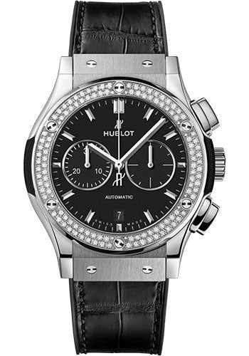 hublot-classic-fusion-chronograph-titanium-diamonds-watch-42-mm-black-dial-black-rubber-and-leather-strap-541-nx-1171-lr-1104
