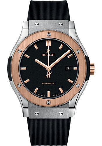 hublot-classic-fusion-titanium-king-gold-watch-42-mm-black-dial-black-lined-rubber-strap-542-no-1181-rx