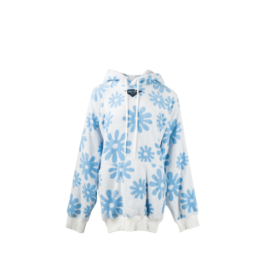 prada-size-xs-flower-print-drawstring-hoodie-multicolor-light-blue-white