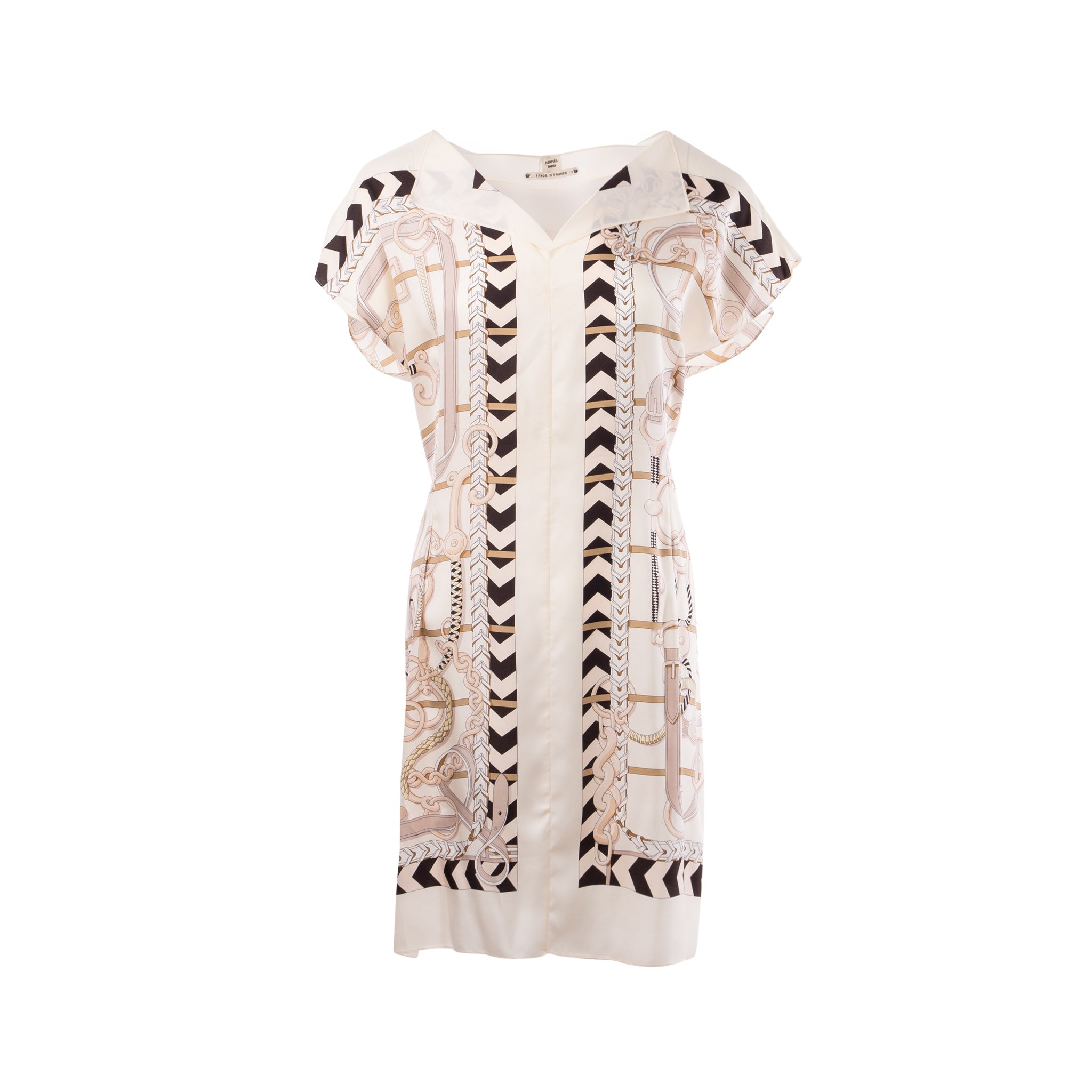 hermes-size-40-tunique-dress-silk-white-multicolour