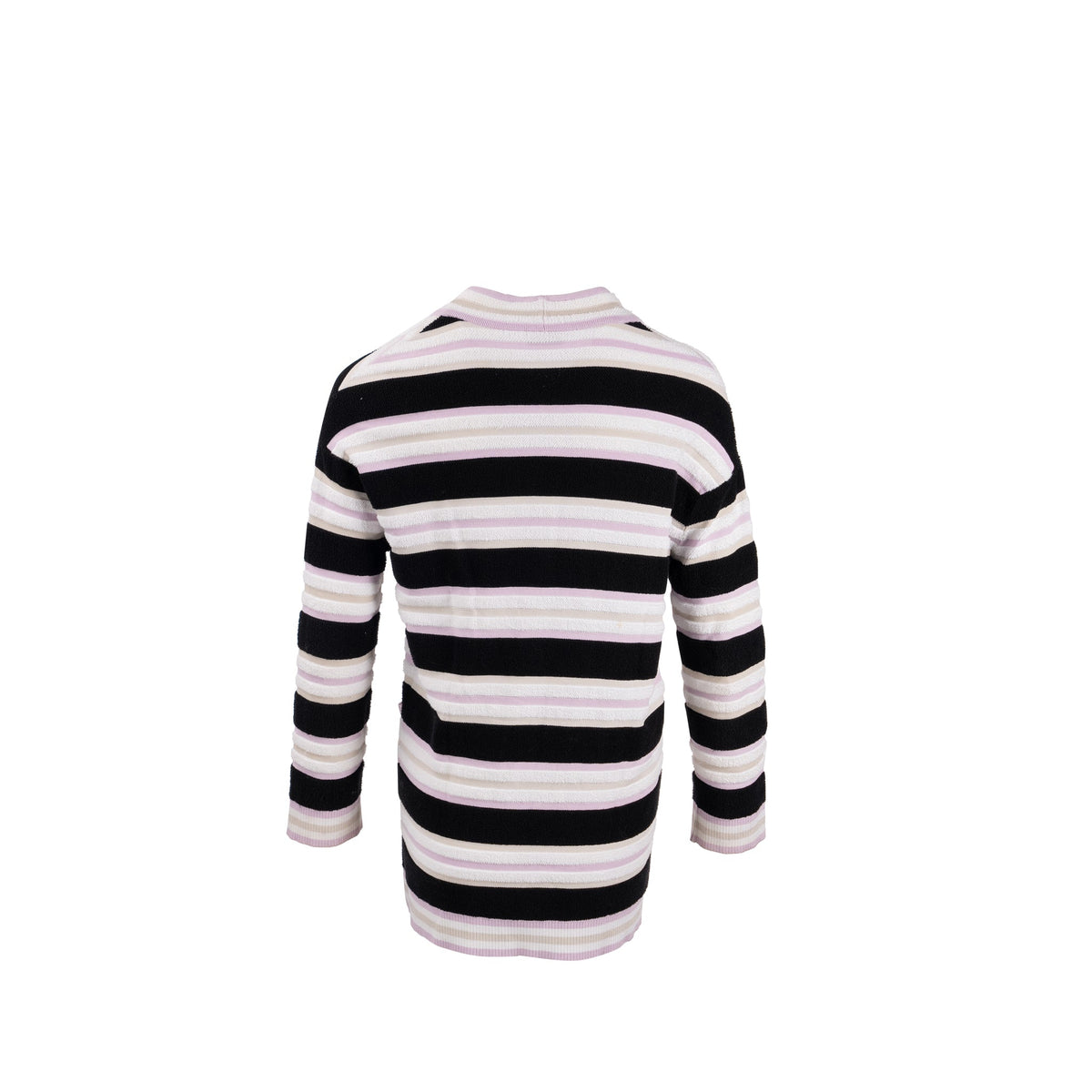 fendi-size-38-striped-cardigan-viscose-cotton-multicolour