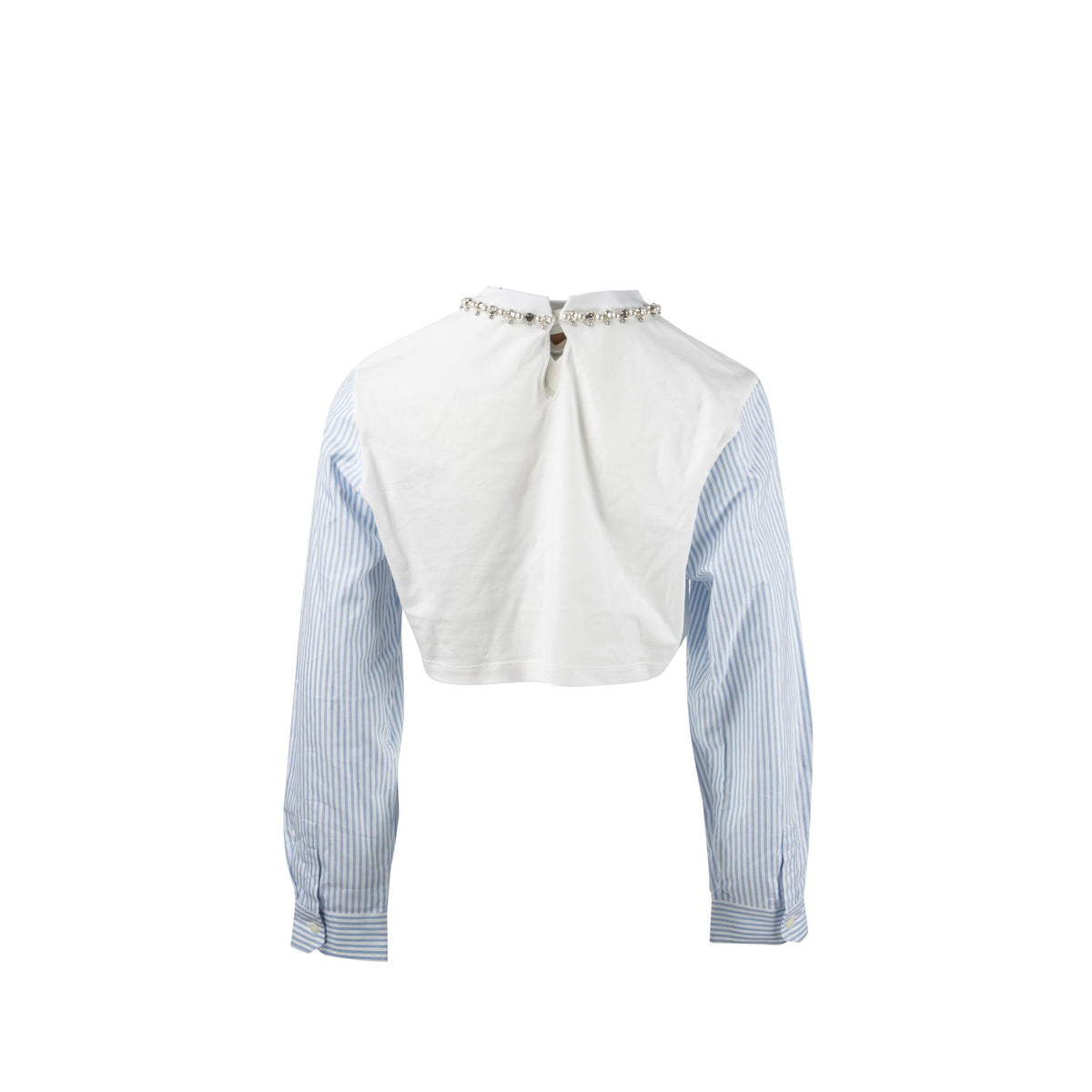 miu-miu-size-xs-long-sleeved-embroidered-cotton-tee-multicolour-white-light-blue