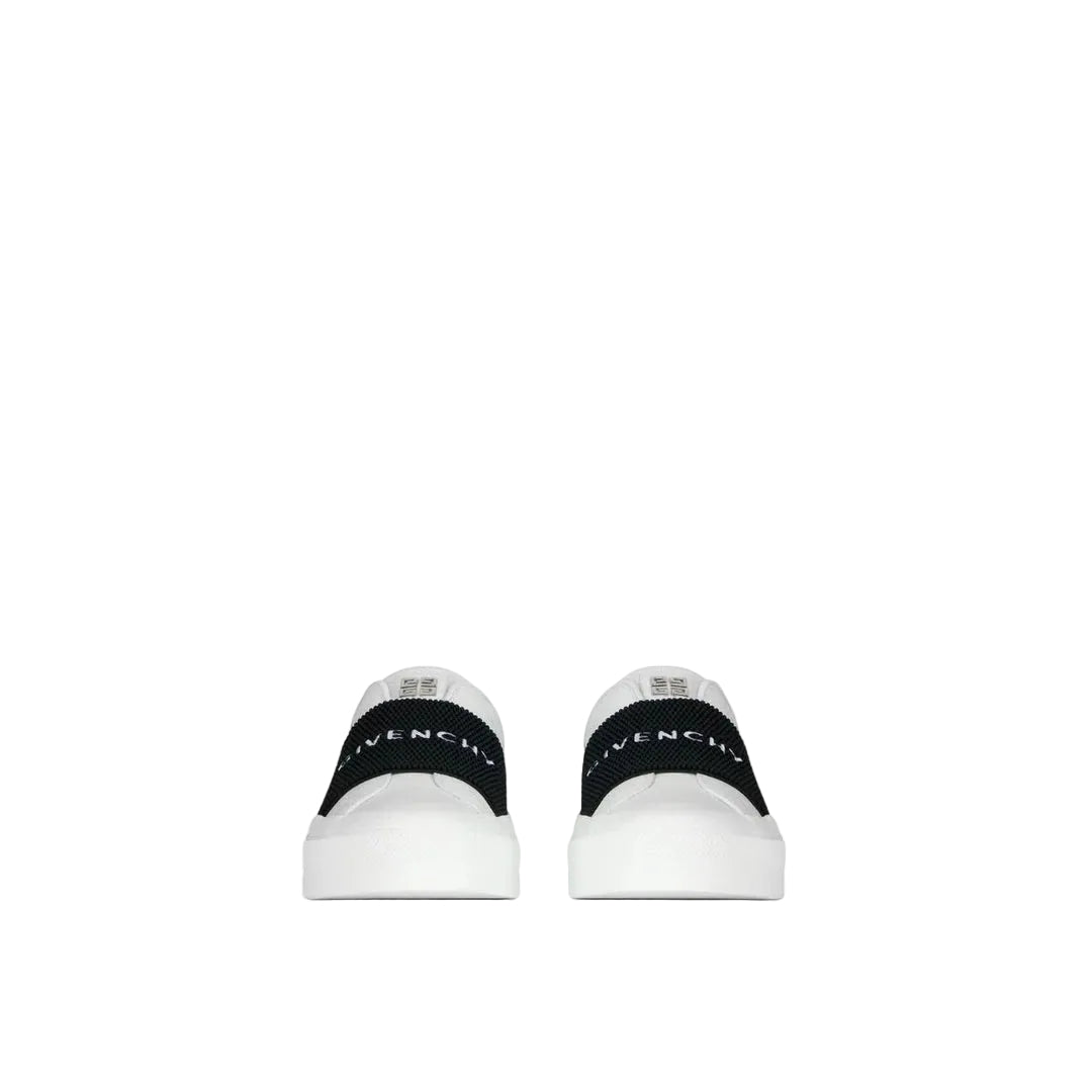 GIVENCHY LEATHER SLINGBACKS WHITE WHITE & BLACK