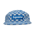 Supreme Checkerboard Camp Cap 'Blue'