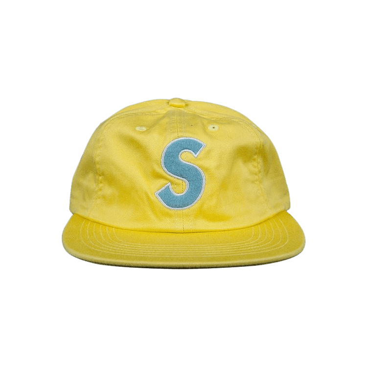 Supreme Felt S-Logo 6-Panel Cap 'Yellow'