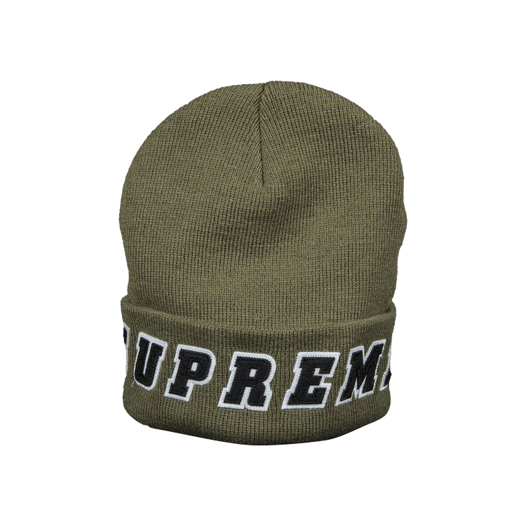 Supreme Felt Logo Beanie 'Olive'