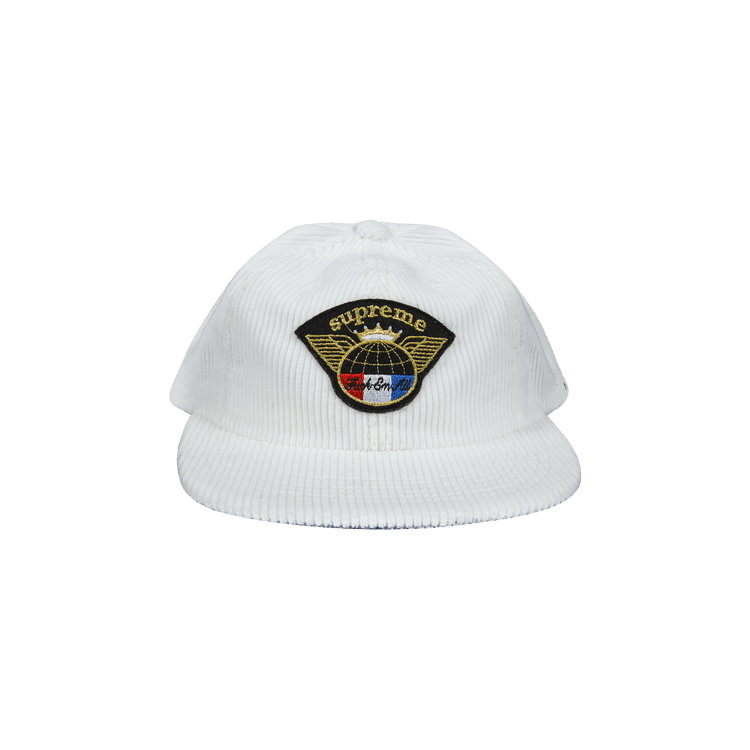 Supreme Global Corduroy Hat 'White'