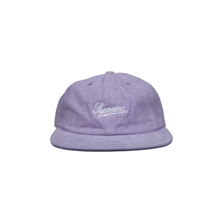 Supreme Brush Twill Script 6-Panel Hat 'Purple'