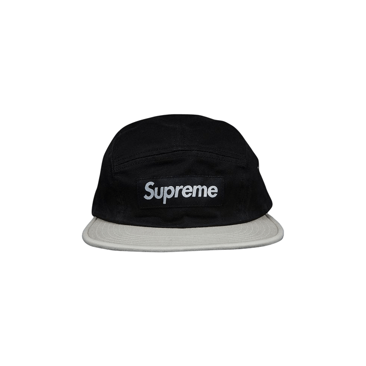 Supreme 2-Tone Camp Cap 'Black' – SS19H104