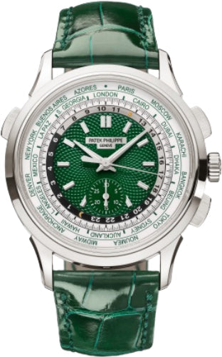 patek-philippe-complications-world-time-39-5-mm-flyback-chronograph-platinum-green-dial-5930p-001