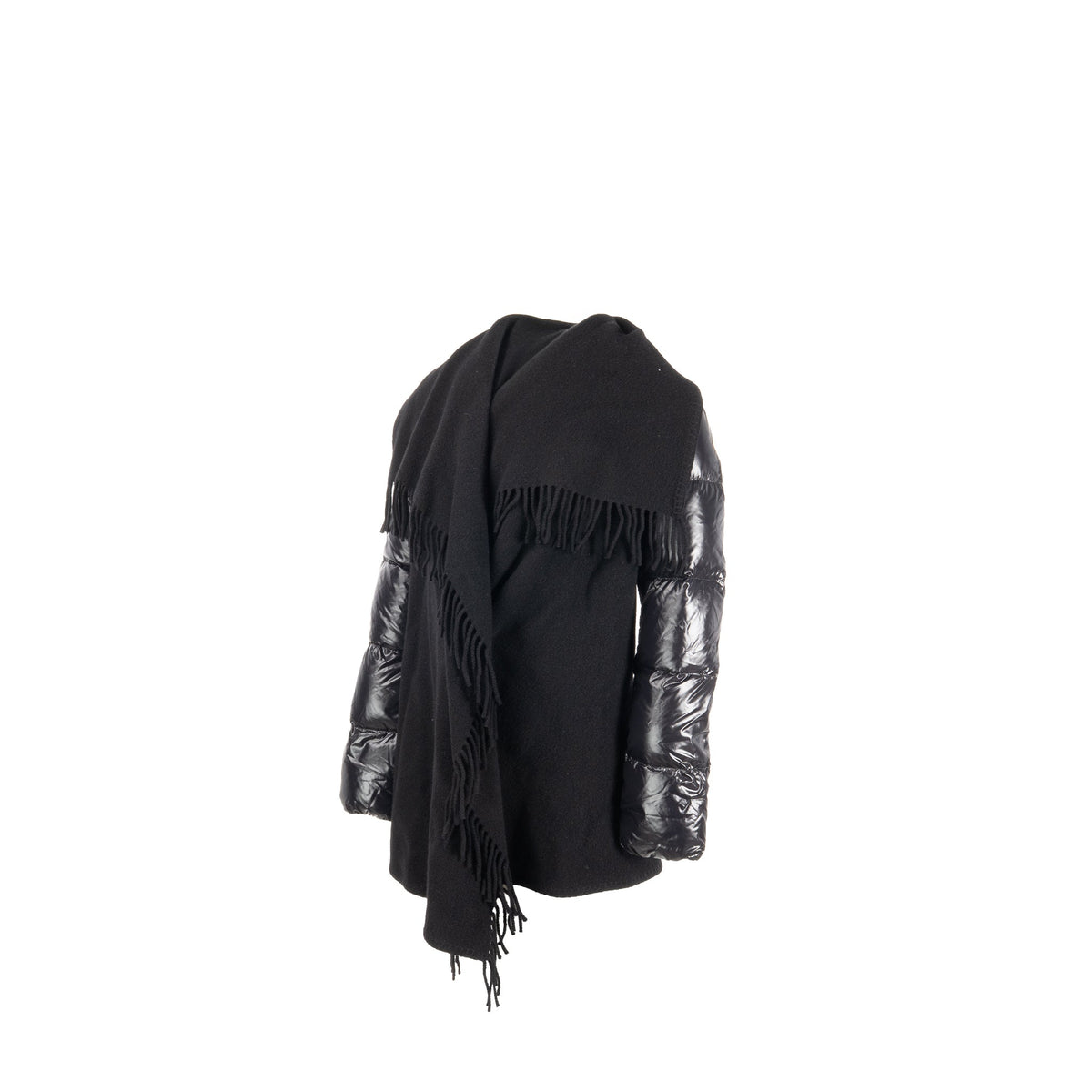 moncler-size-s-cape-down-sleeve-wool-polyamide-black