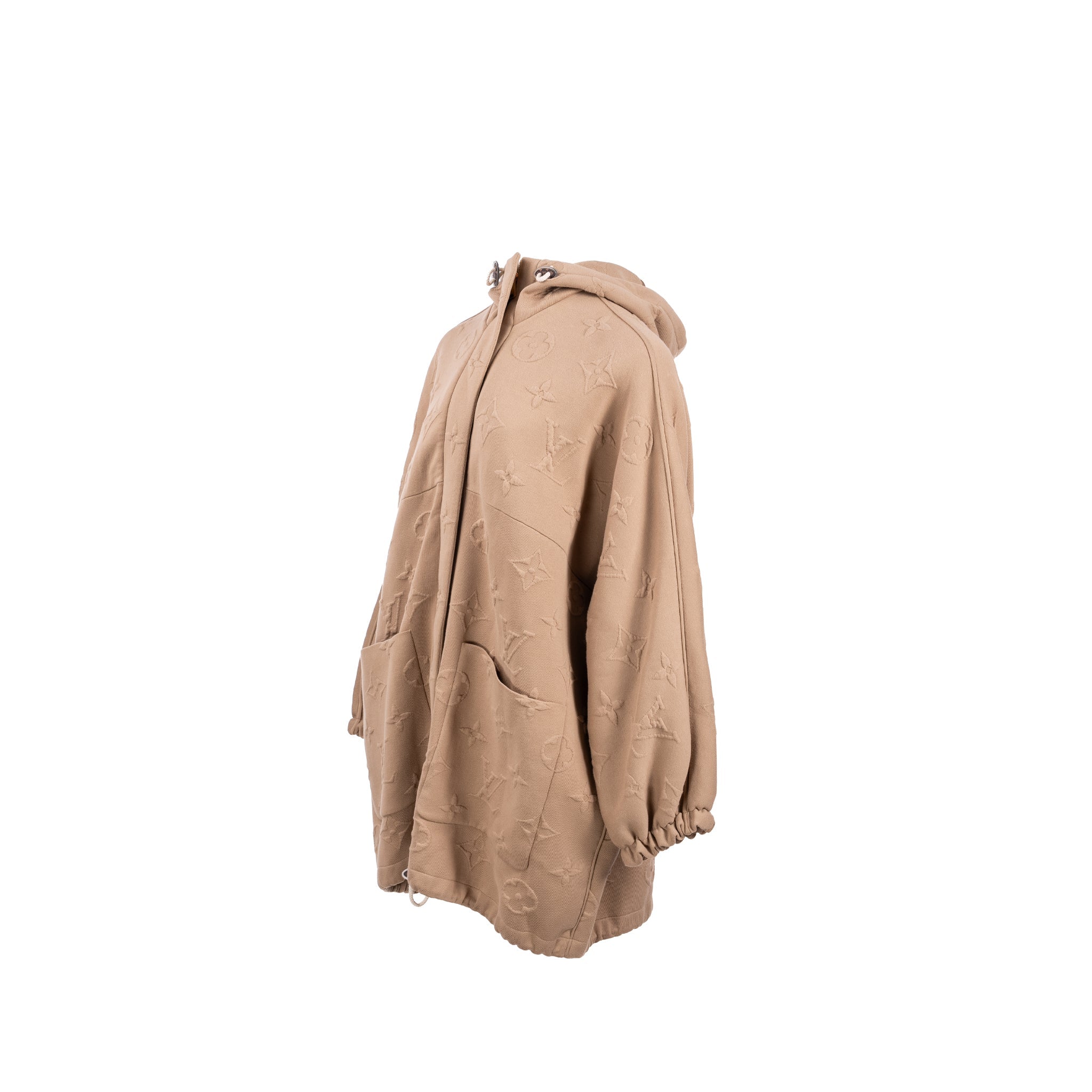 louis-vuitton-size-m-3d-monogram-parka-hoodie-cotton-polyamide-beige