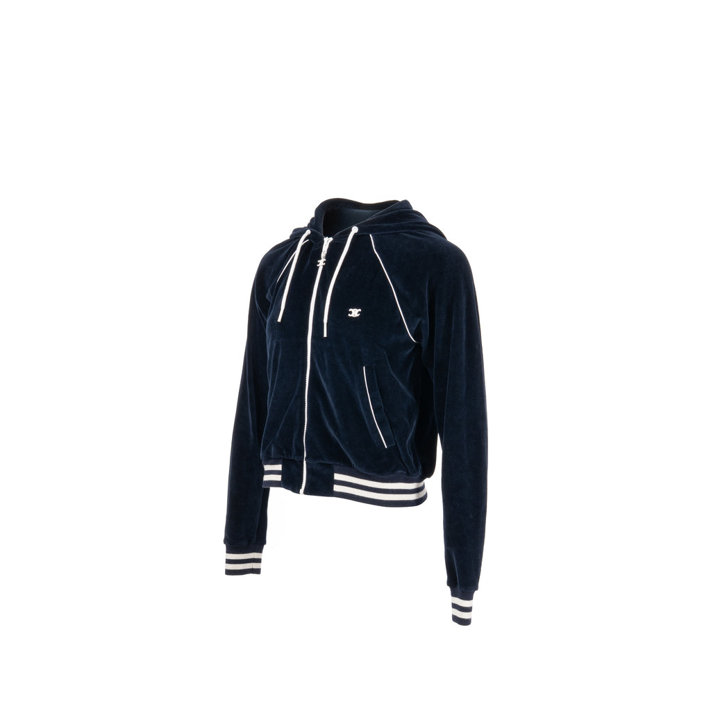 celine-size-xs-velvet-bomber-jacket-cotton-polymide-dark-blue
