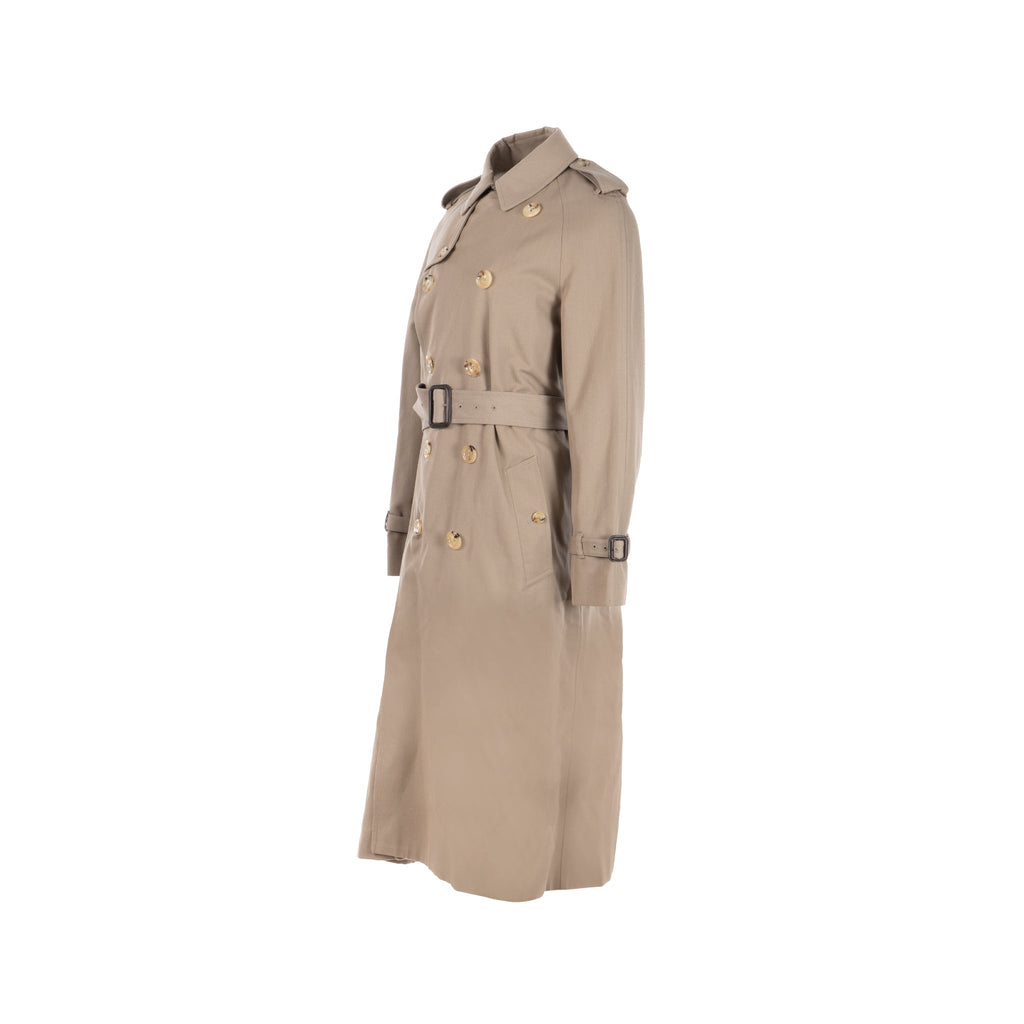 celine-size-42-trench-coat-beige