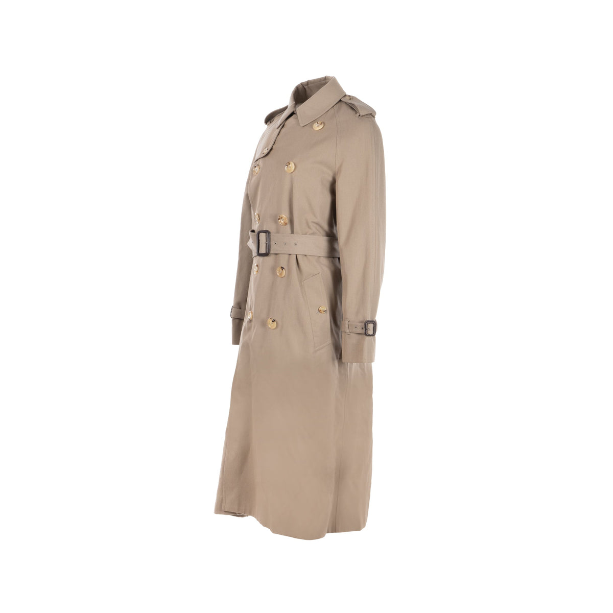 celine-size-42-trench-coat-beige