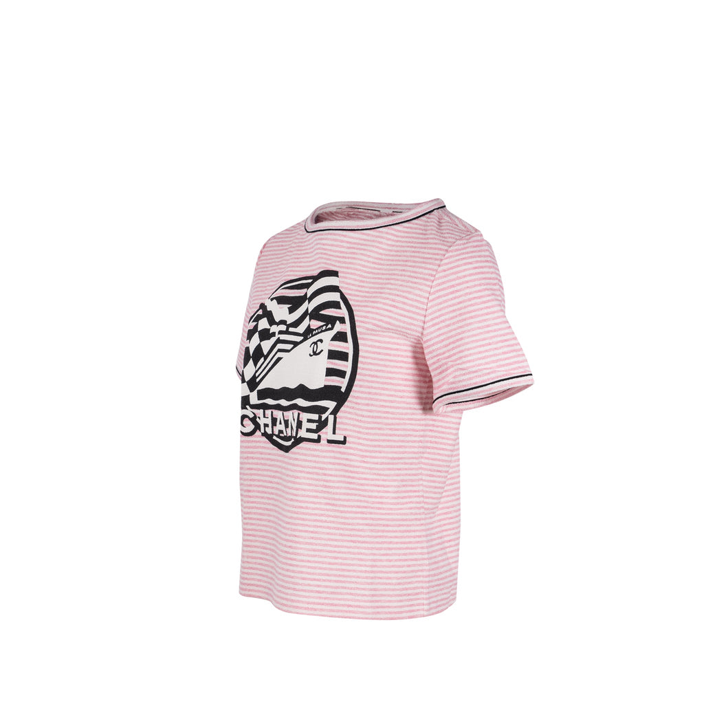 chanel-size-36-19c-la-pausa-striped-terrycl-t-shirt-cotton-polyamide-elastane-pink-white