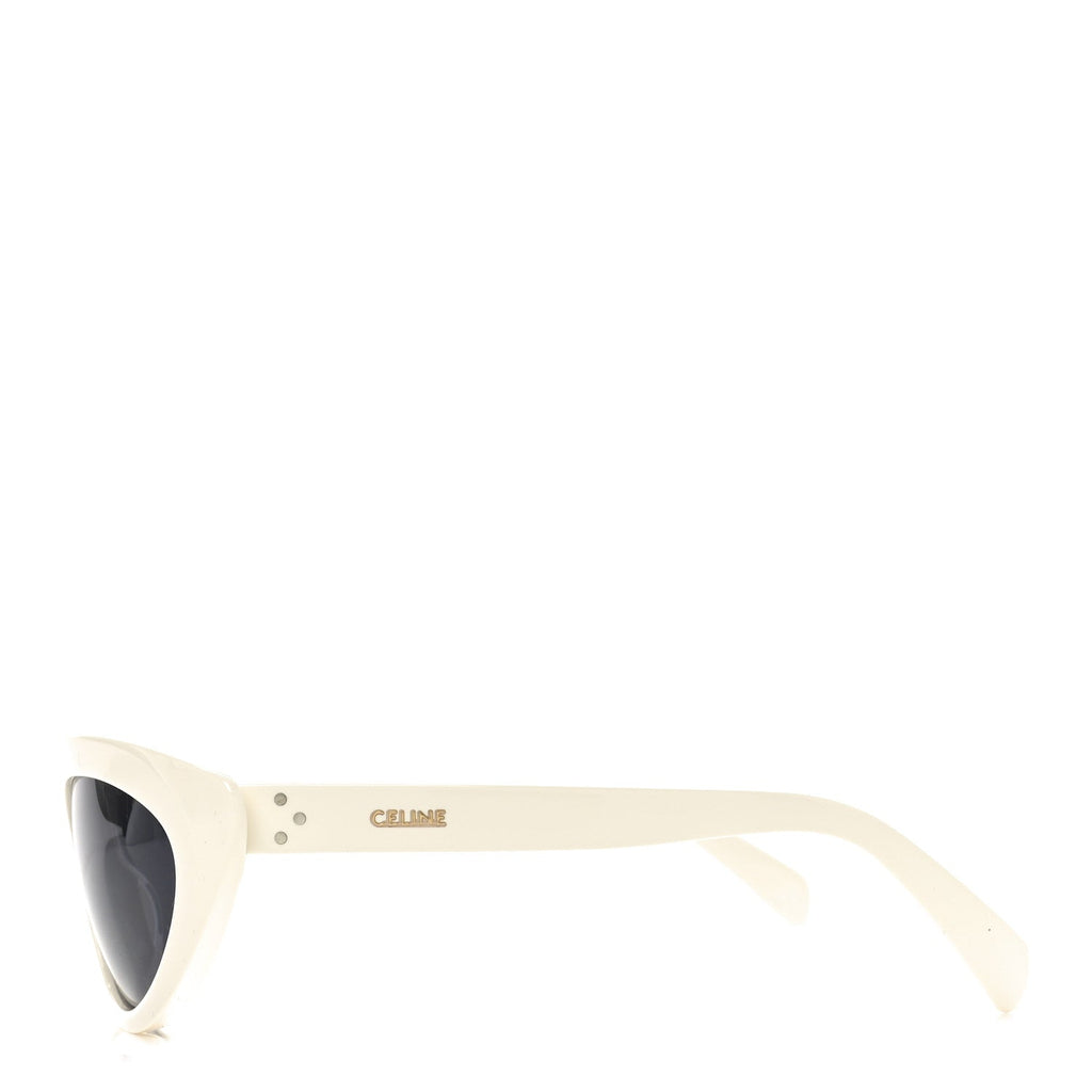 Celine Round Sunglasses — White – CL402611