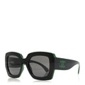 Chanel Square Sunglasses — Black – Acetate 6059 Green